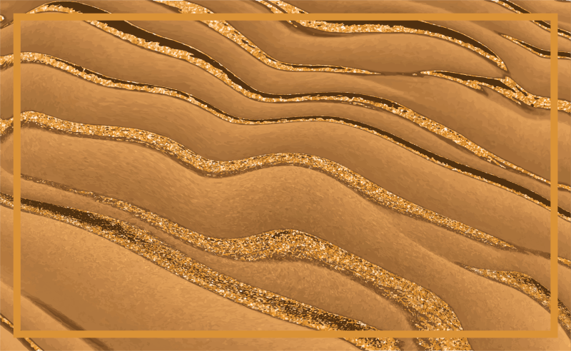 Cream and brown marble effect vinyl rug - TenStickers