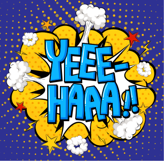 Comic action burst teen vinyl rug - TenStickers