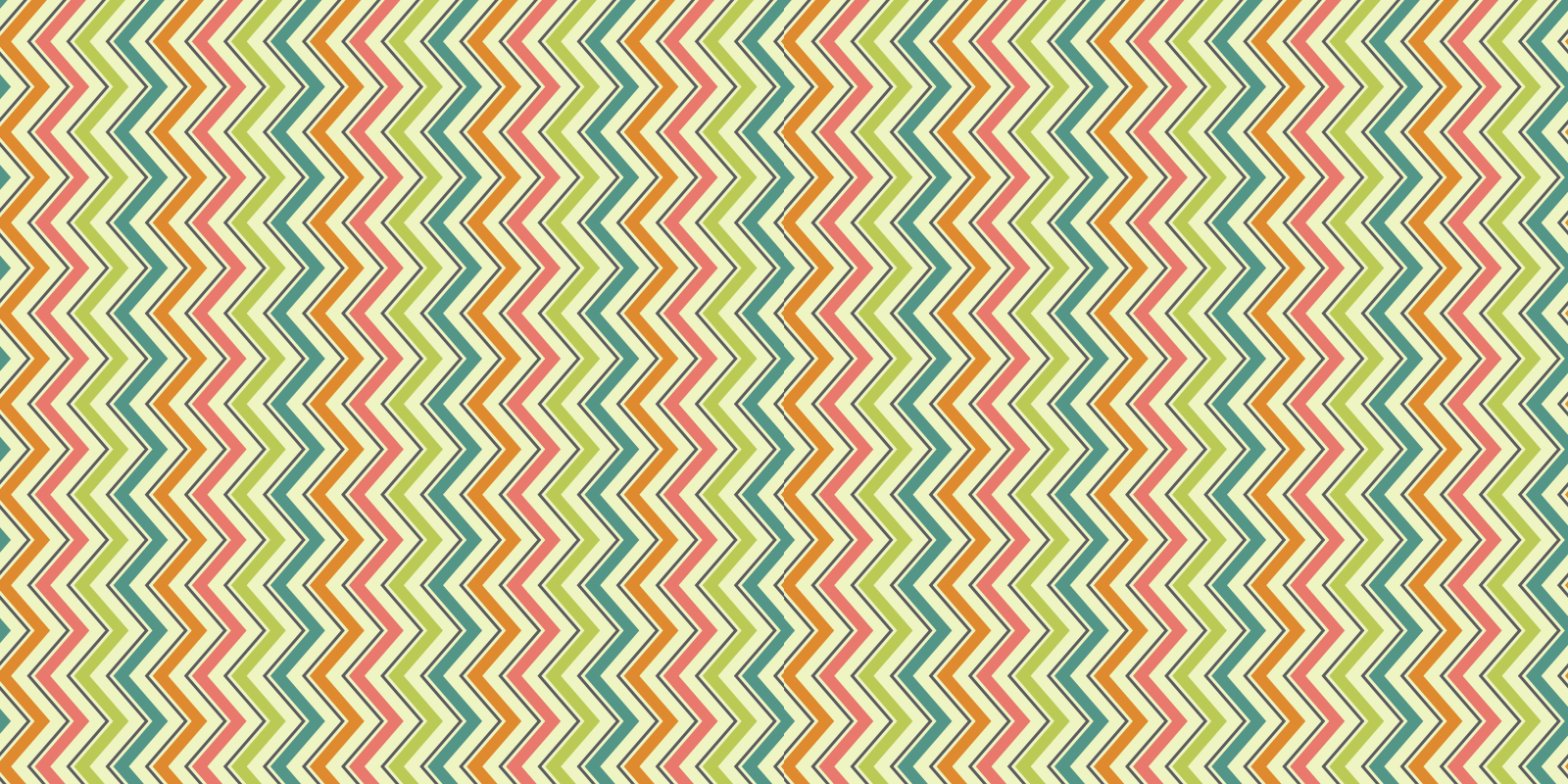 Chevron zigzag motif geometric vinyl rug - TenStickers