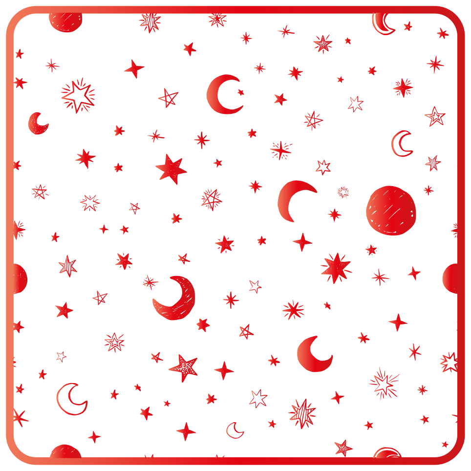 Celestial Elements star vinyl rug - TenStickers