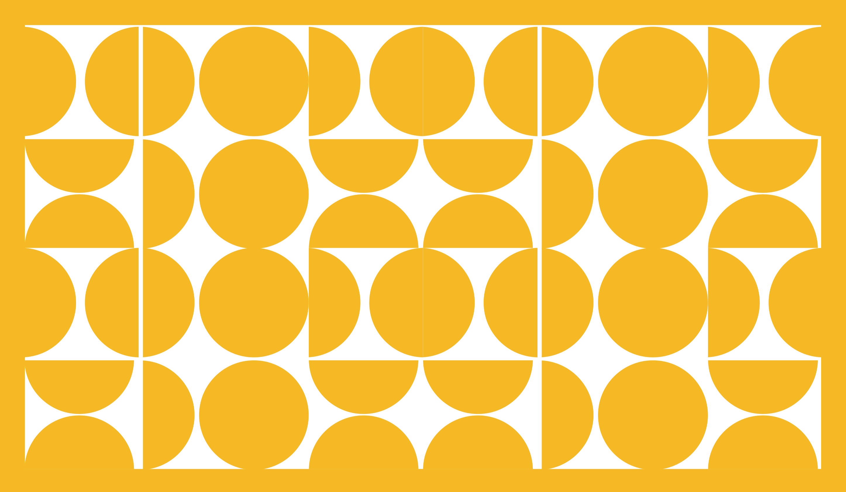 Yellow Circle Pattern geometric vinyl rug - TenStickers