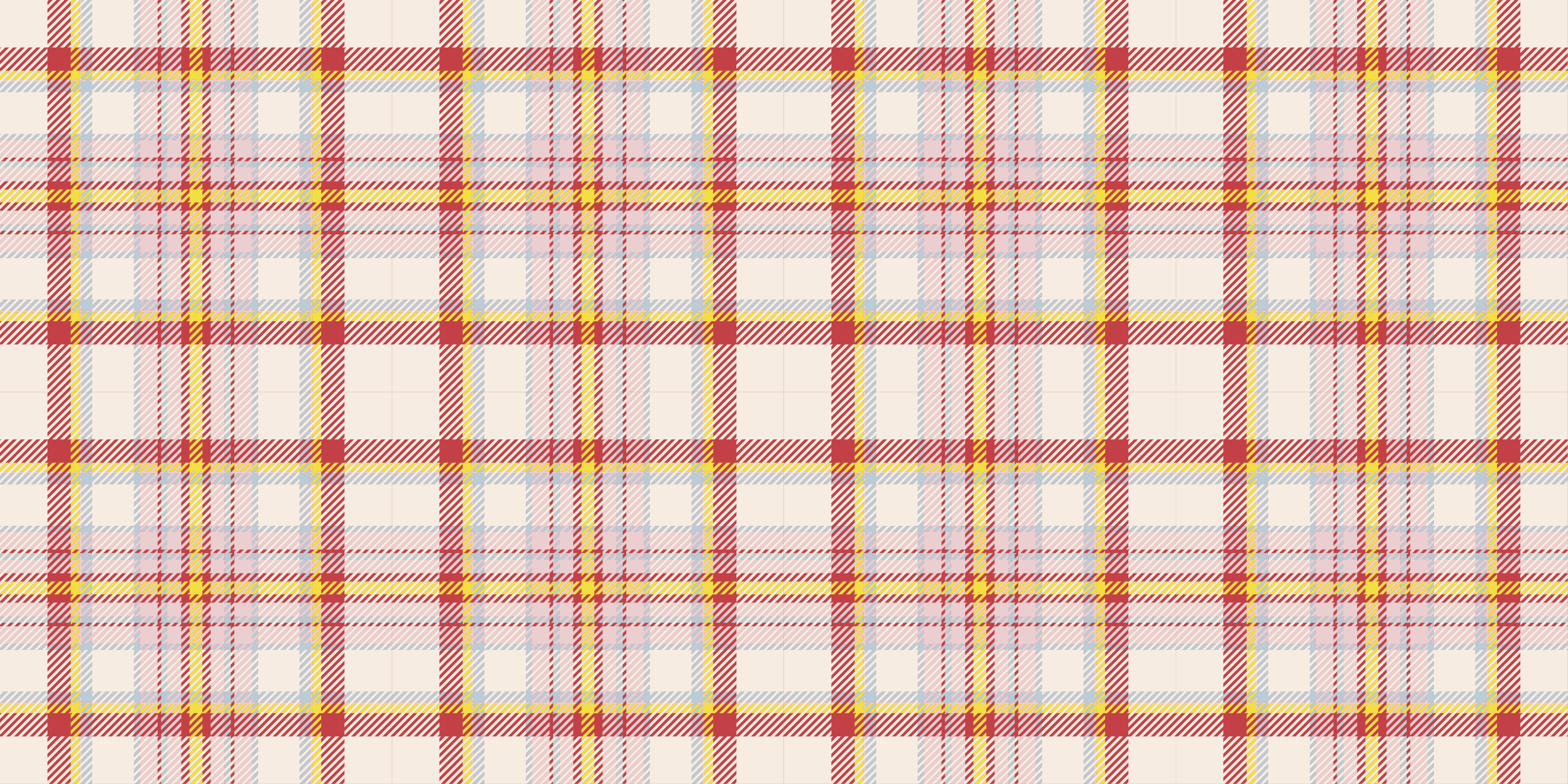 Plaid Pattern Play striped vinyl rug - TenStickers