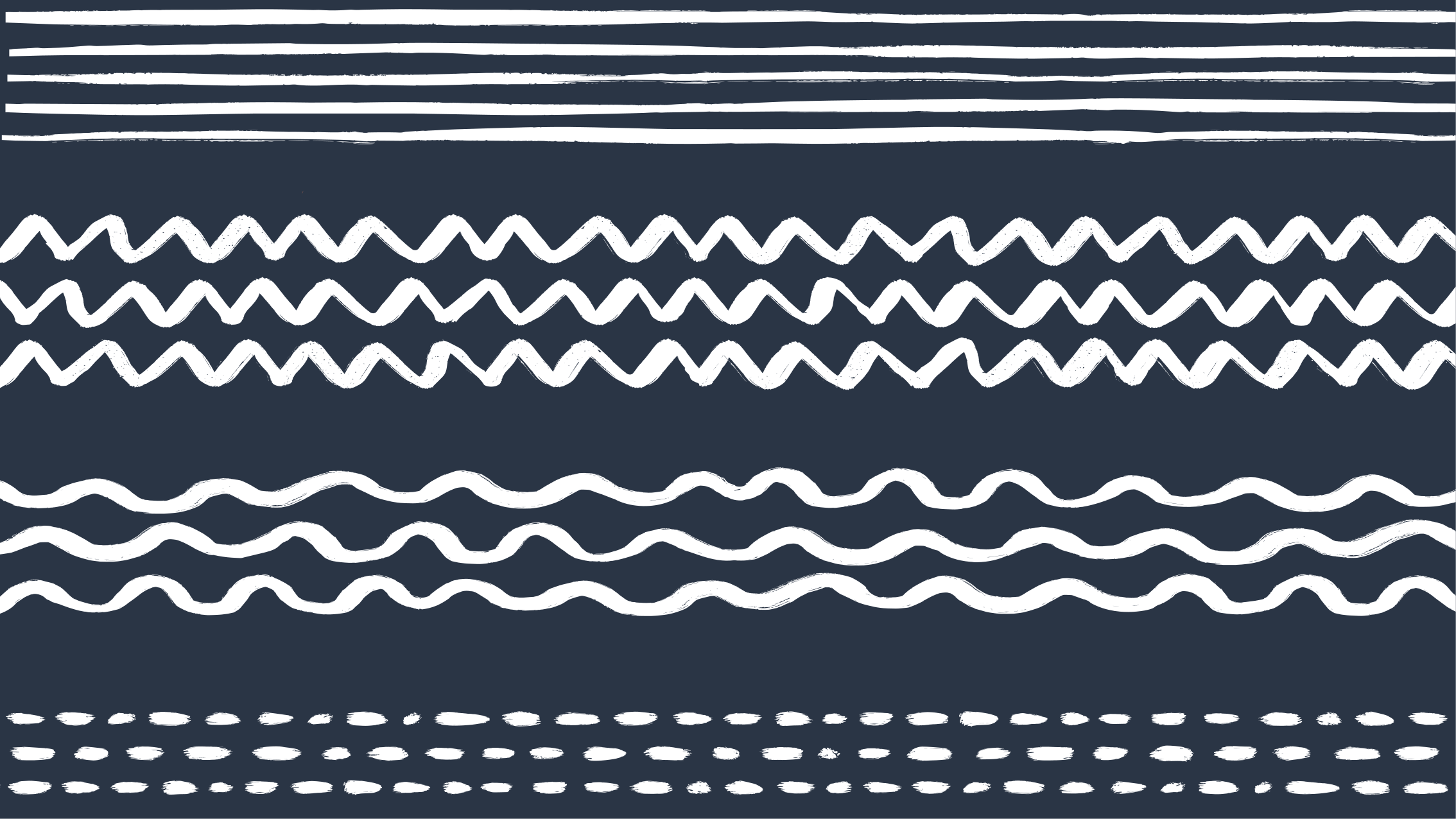 Curvy Line Arrangement striped vinyl rug - TenStickers