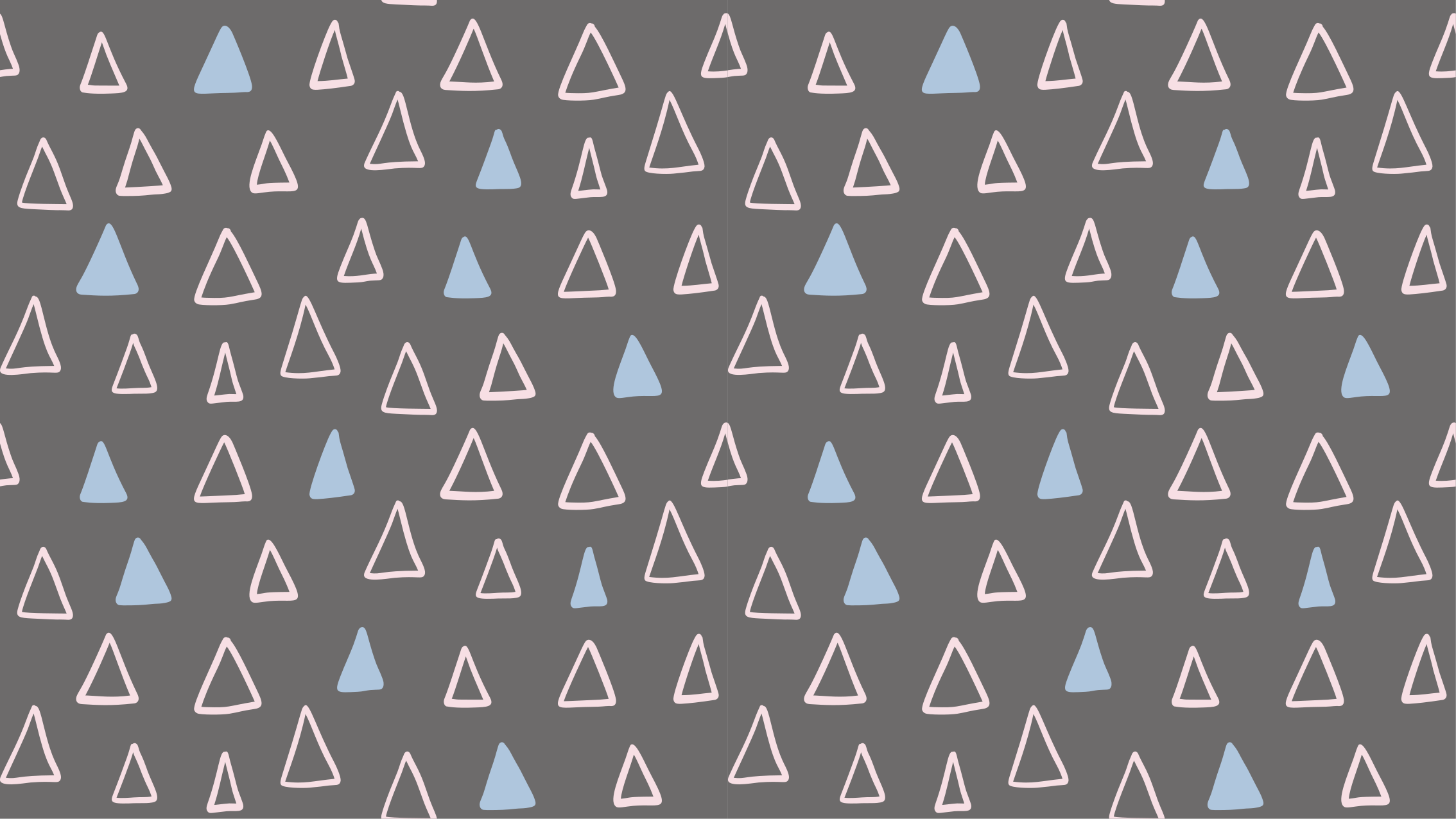 Triangular geometric vinyl rug - TenStickers