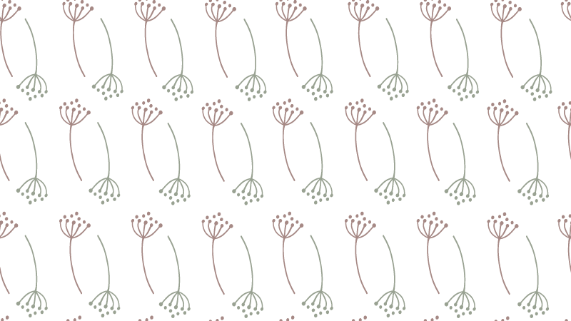 Floral vinyl rug floral stem design - TenStickers