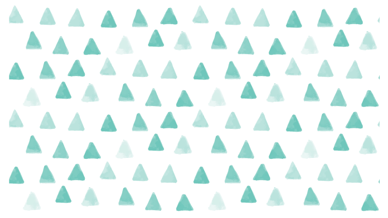 Geometric vinyl rug with triangular patterns - TenStickers