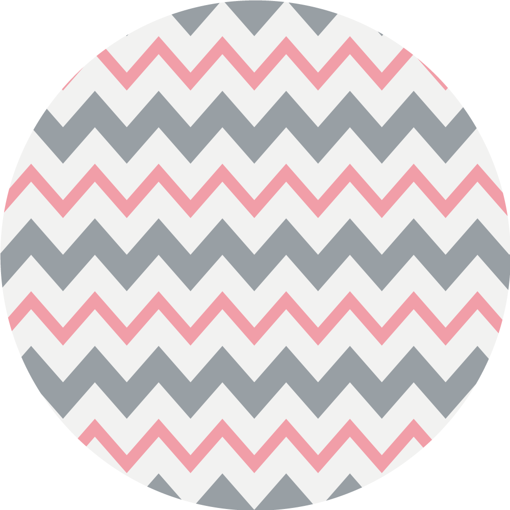 Chevron Pattern Play striped vinyl rug - TenStickers