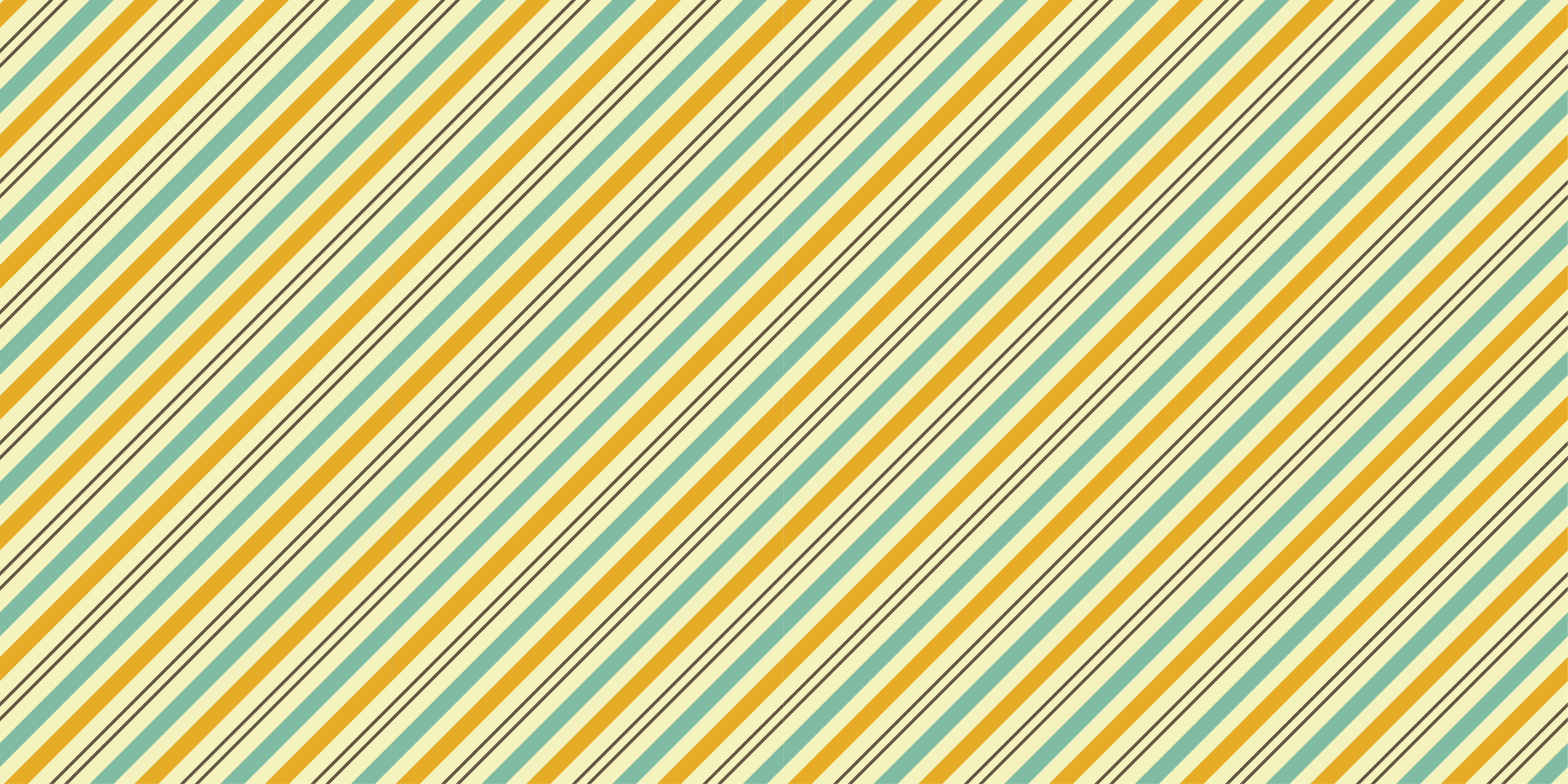 Striped vinyl rug in diagonal blue and yellow - TenStickers