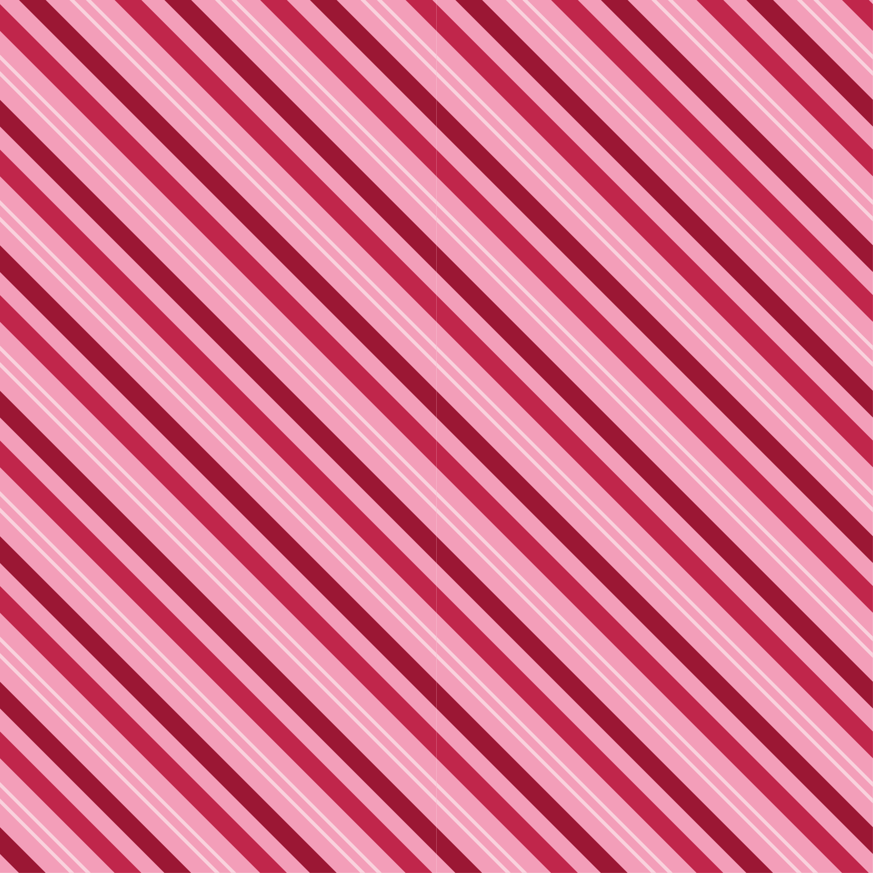 Striped vinyl rug in pink stripe pattern - TenStickers