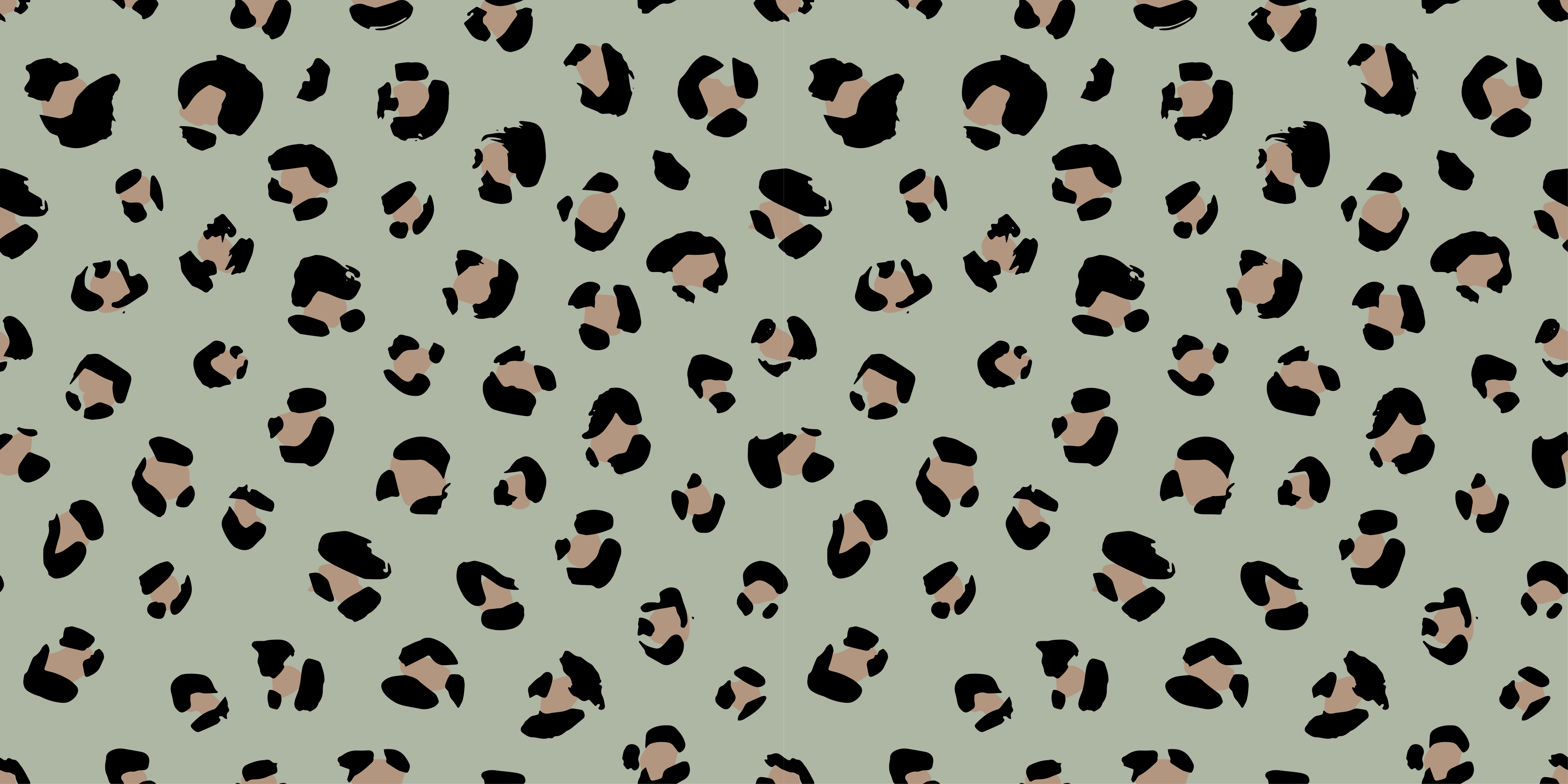 Animal print vinyl rug with leopard motif design - TenStickers
