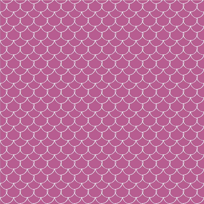 Pink mermaid scale textured vinyl rug - TenStickers