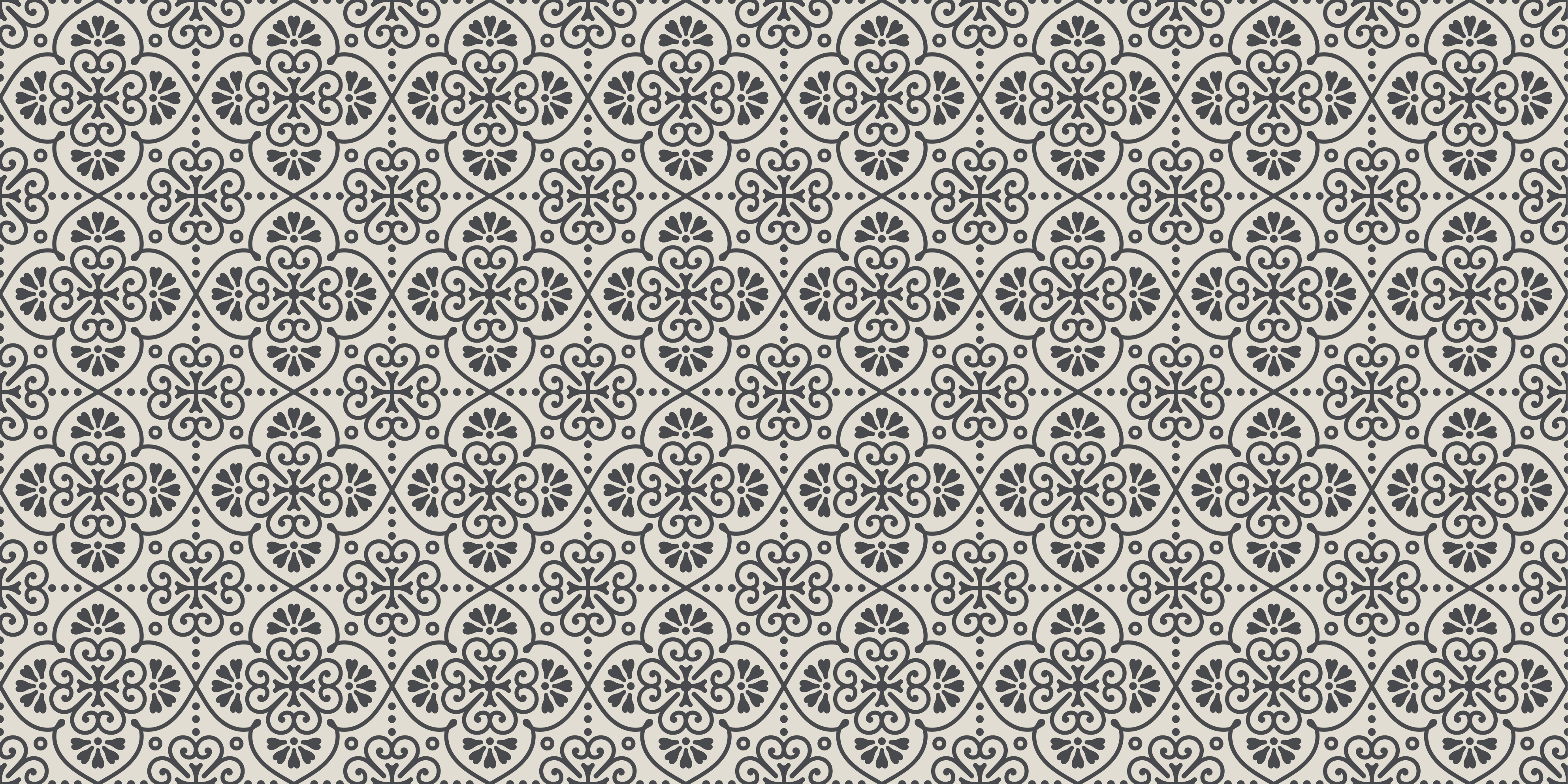 Mosaic vinyl rug with elegant mosaic design - TenStickers