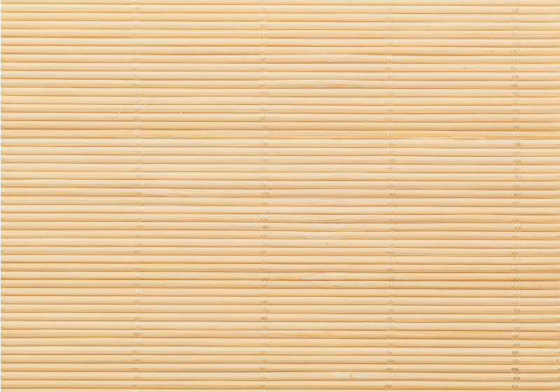 Natural Bamboo Texture entrance hall vinyl rug - TenStickers