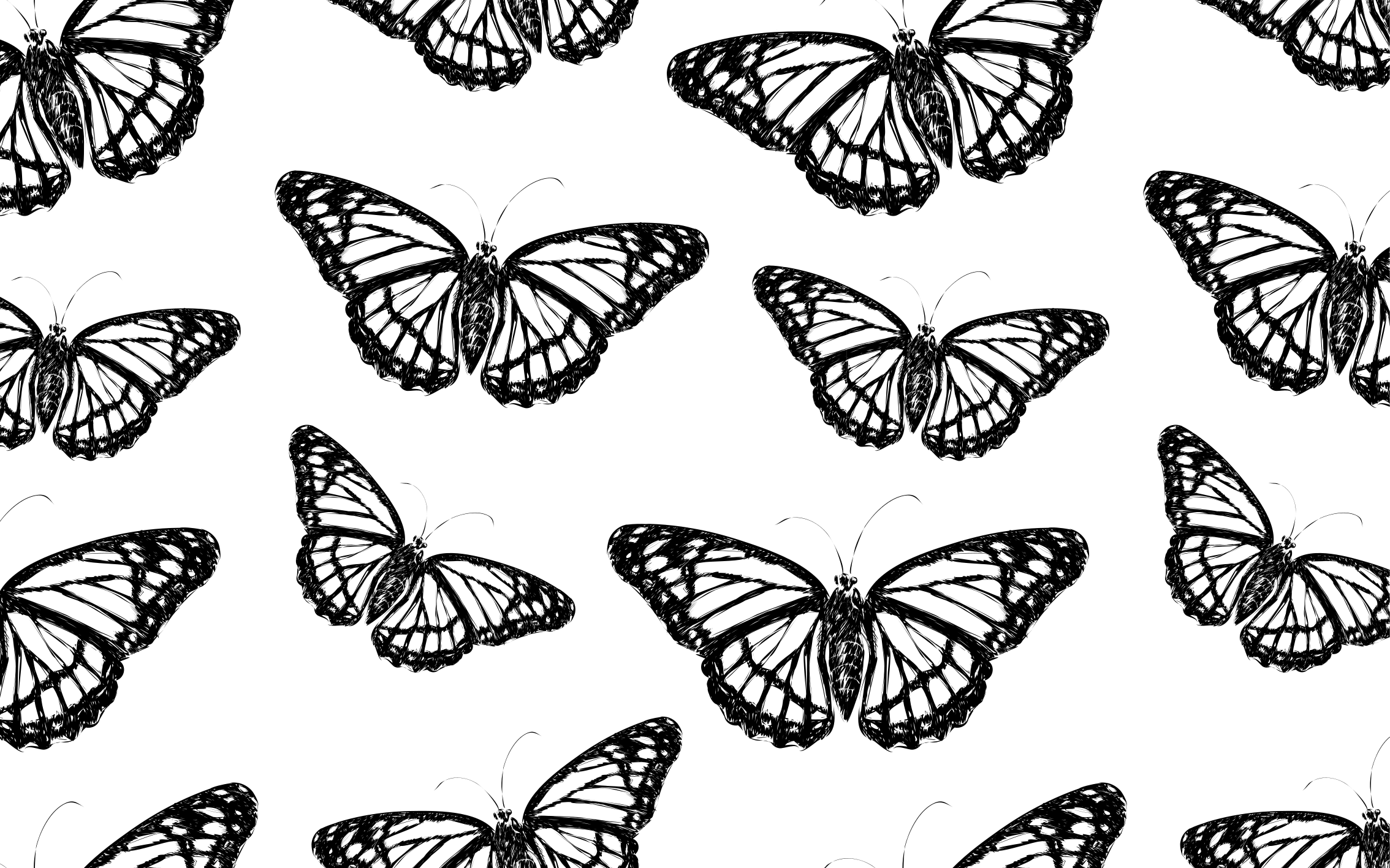 Butterfly Emblem teen vinyl rug - TenStickers