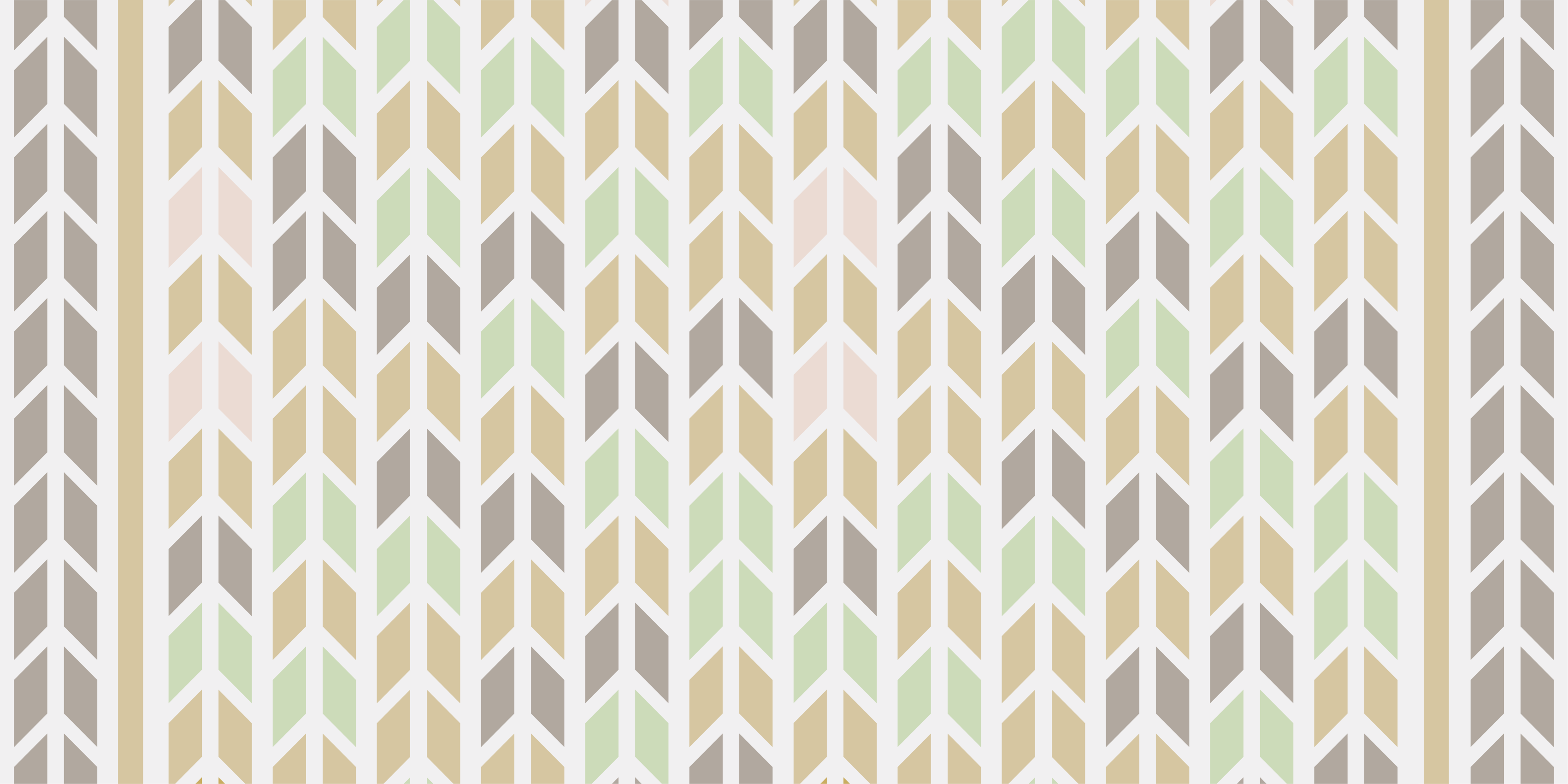 Chevron Hues geometric vinyl rug - TenStickers