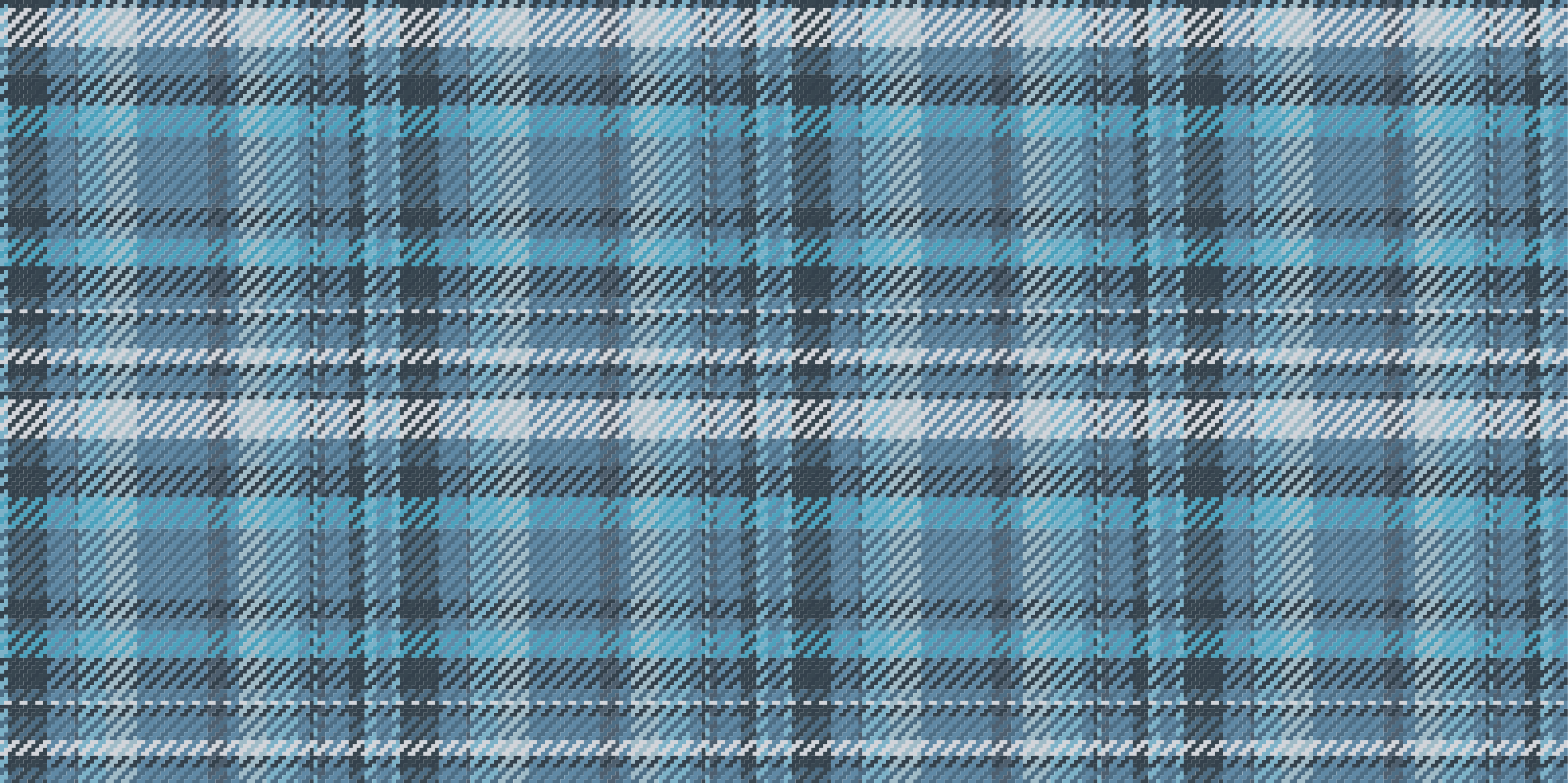Plaid Patterned Blue striped vinyl rug - TenStickers