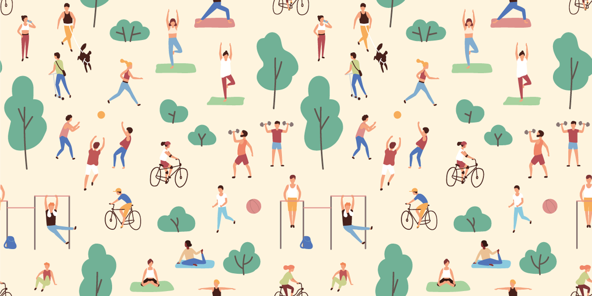 Active Play Scenes kids vinyl rug - TenStickers