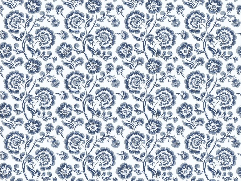 Floral Elegance Pattern carpet roses - TenStickers