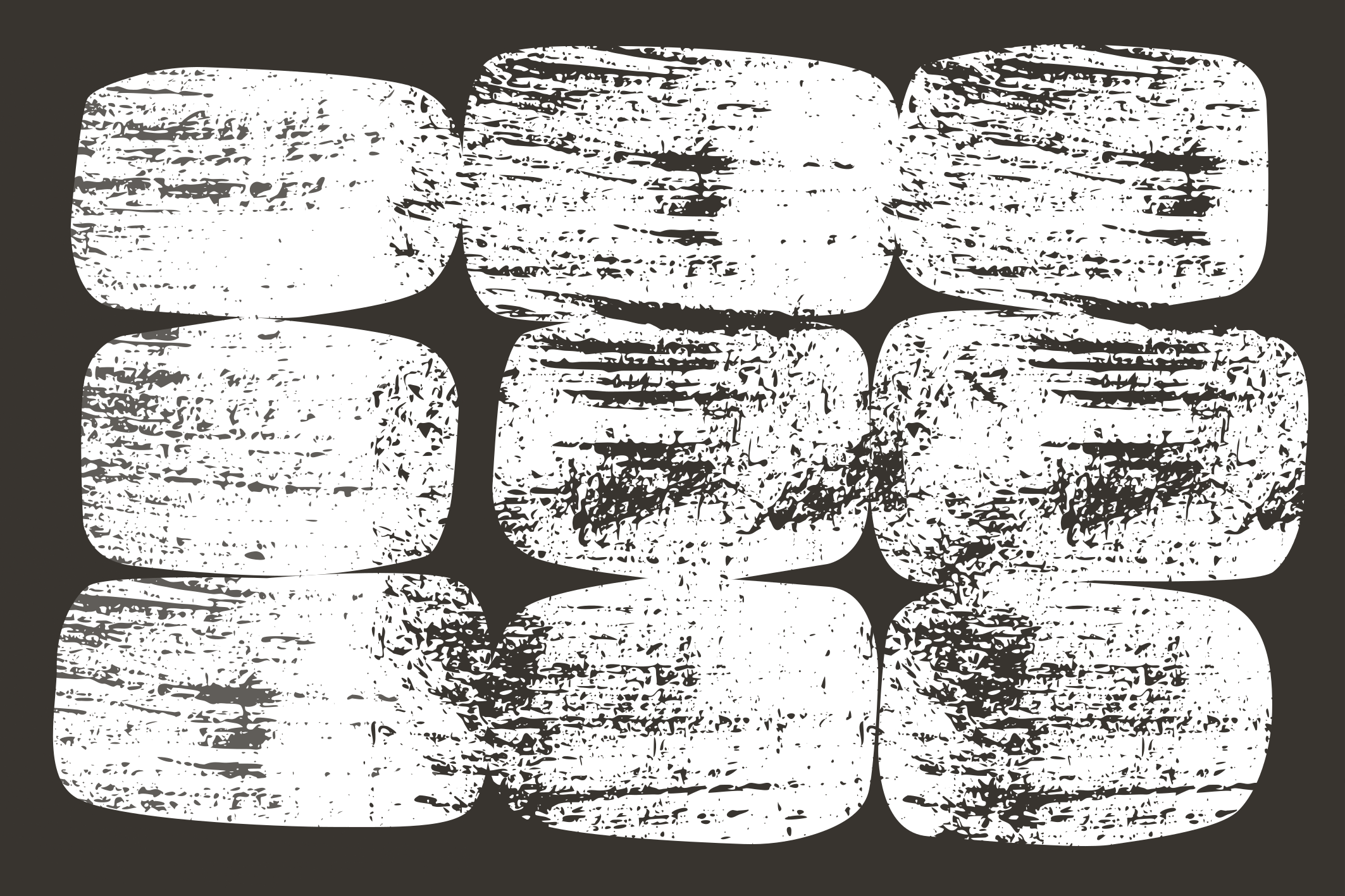 Textured Monochrome Blocks rectangle carpet - TenStickers