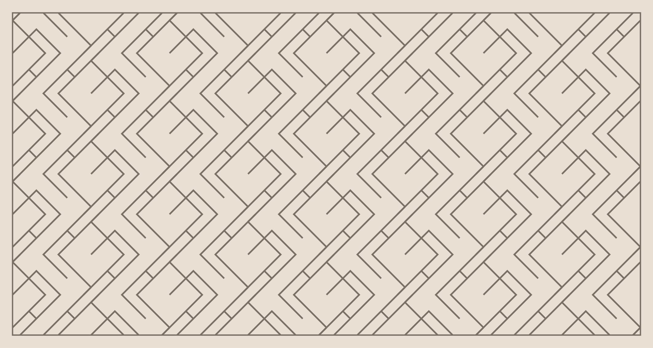 Geometric Labyrinth Design geometric rug - TenStickers