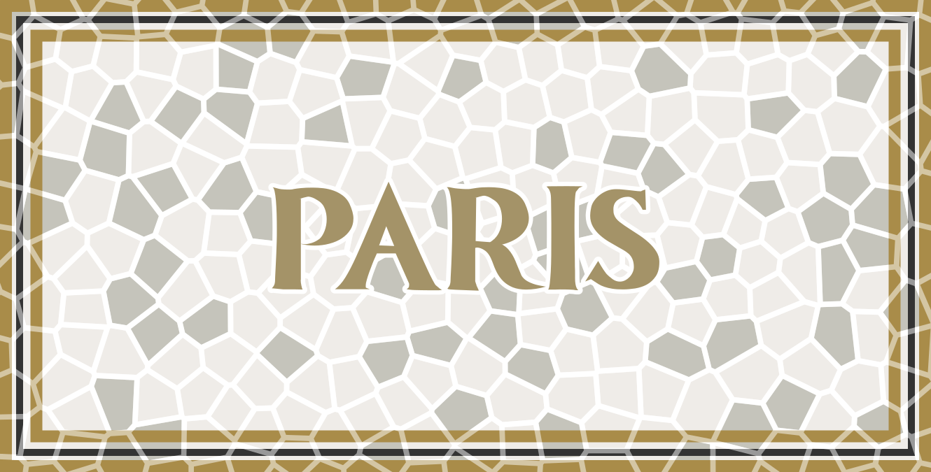 Paris Honeycomb Pattern custom floor mat - TenStickers