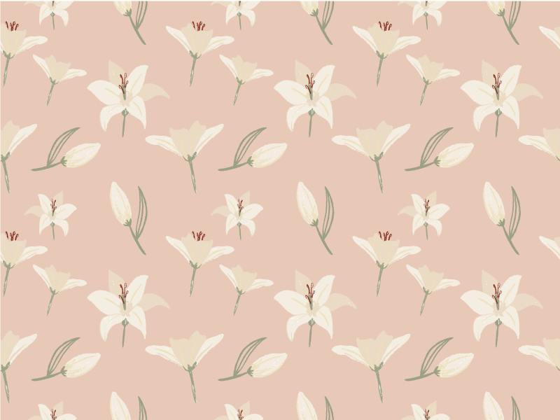 Floral Pastel Elegance floral vinyl rug - TenStickers