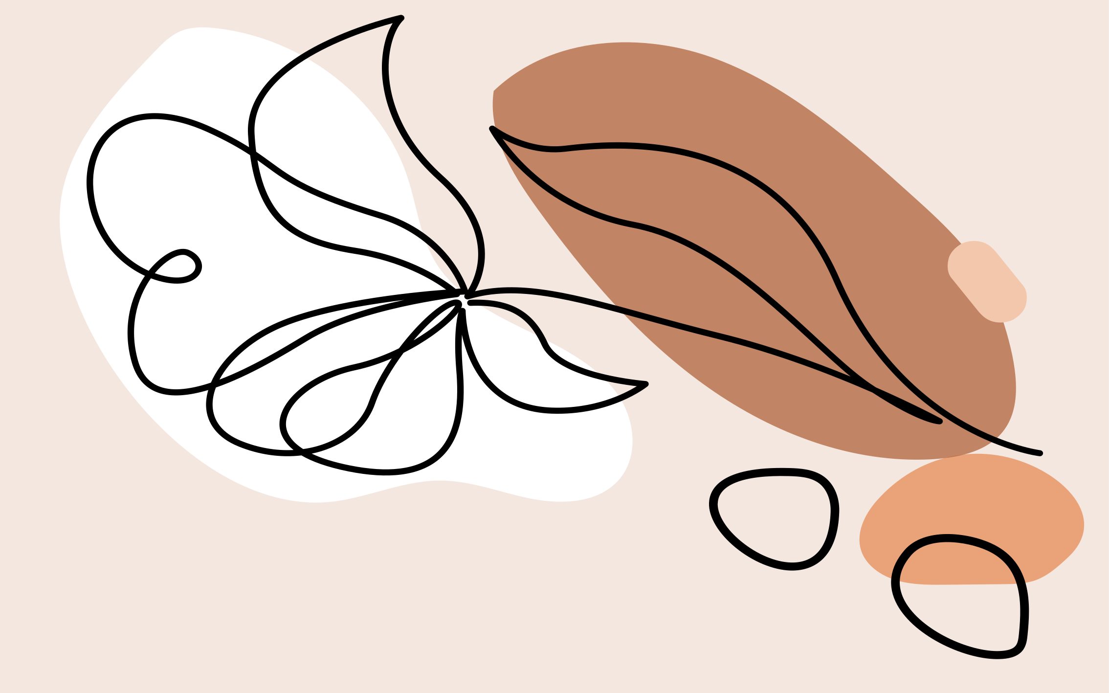 Abstract Floral Pattern floral vinyl rug - TenStickers