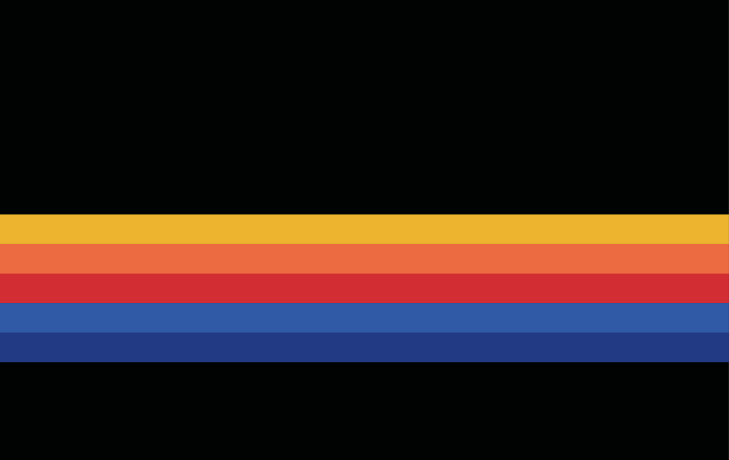 Minimalist Striped Accent striped vinyl rug - TenStickers