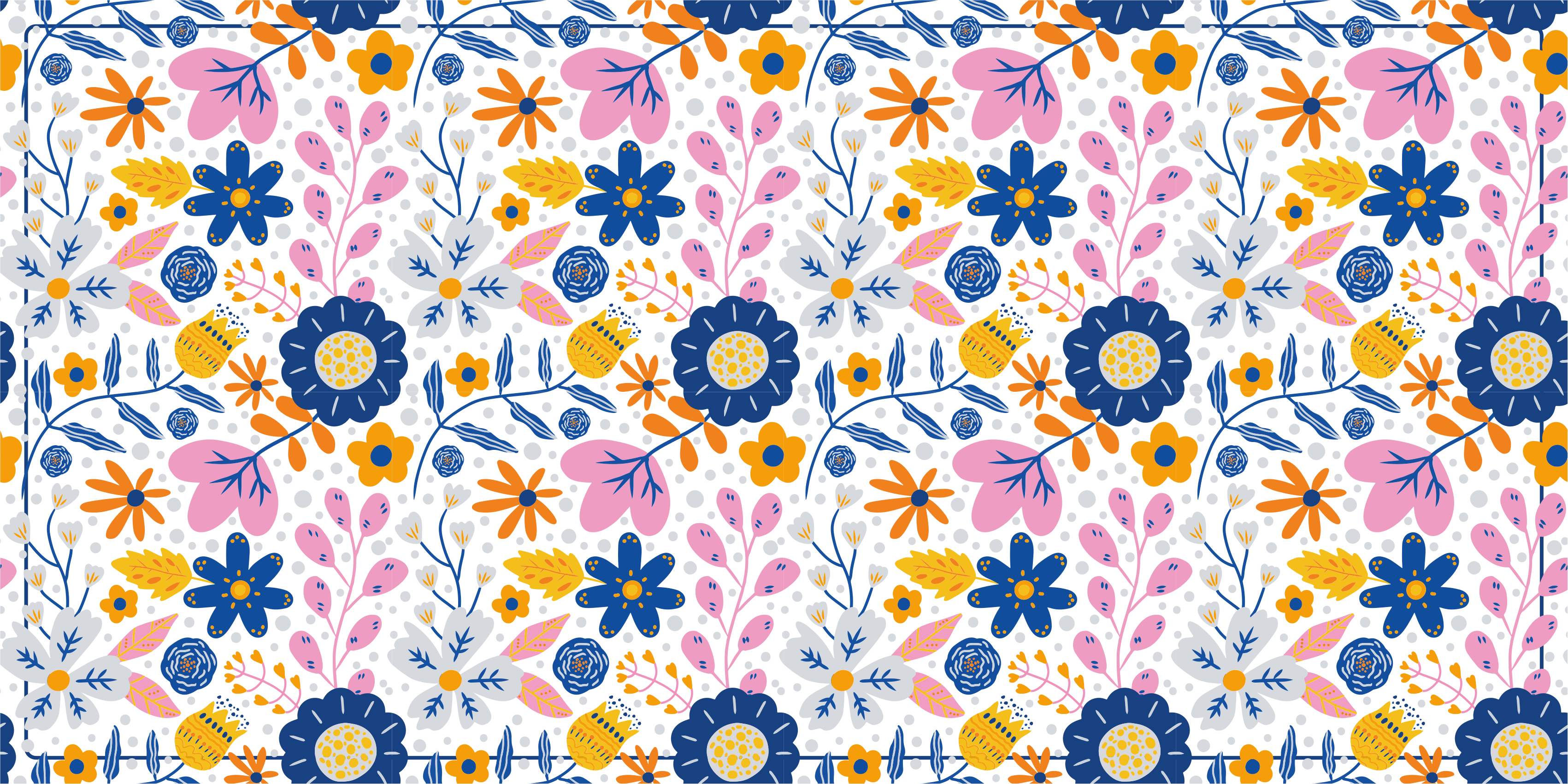 Floral Springtime nature rug - TenStickers