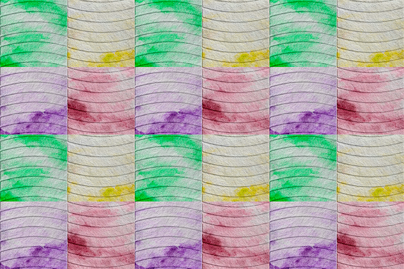 Ramblas tiles  living room rug - TenStickers