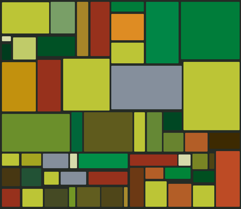 multicolored retro mosaic geometric rugs - TenStickers