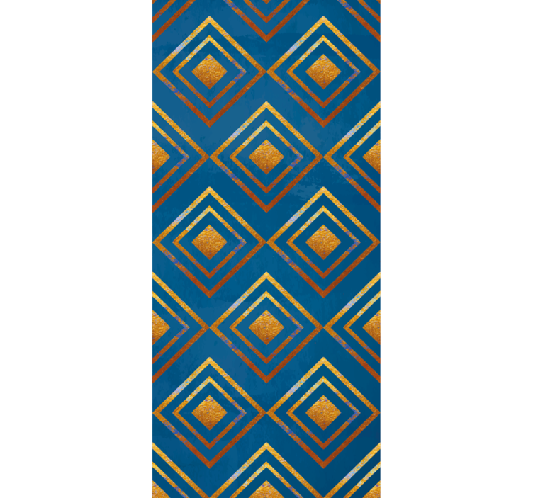 Diamonds and Lines wallpaper geometric - TenStickers