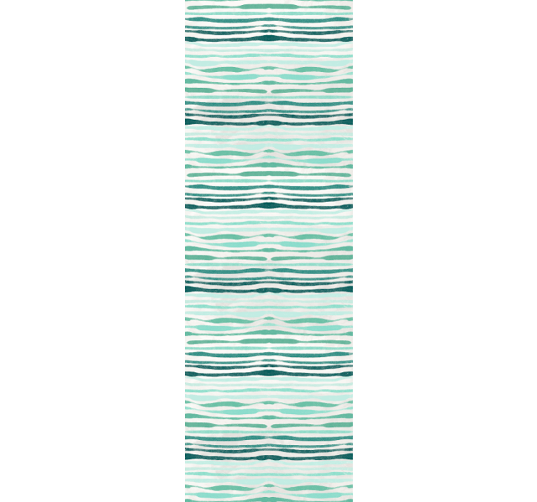 Fluid Wave Pattern textured wallpaper - TenStickers