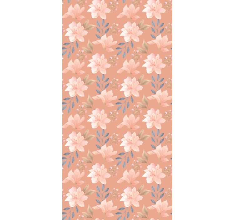 Blossom cascade flowers wallpaper - TenStickers