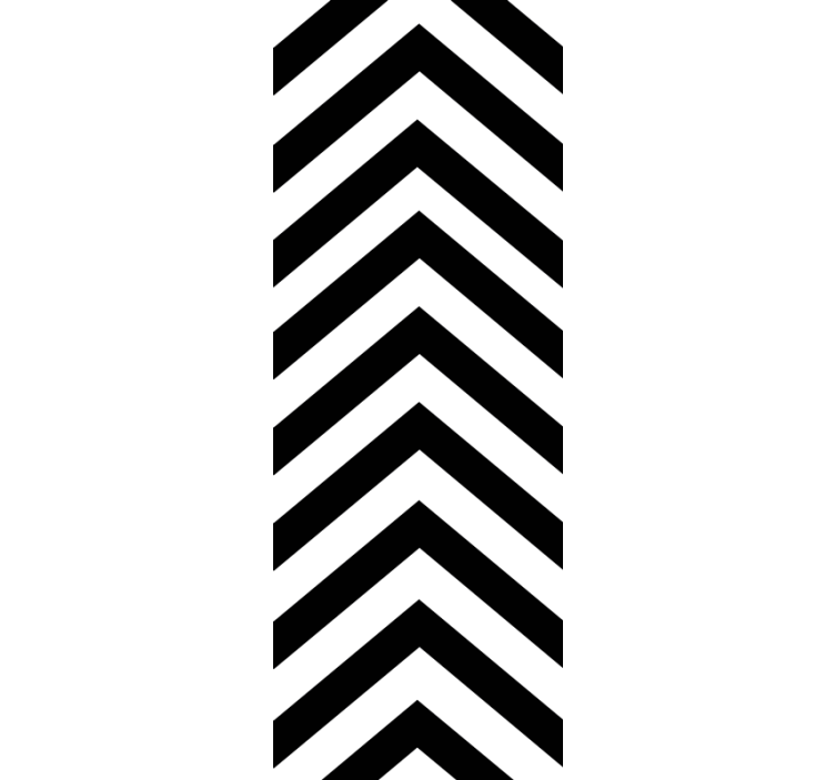 Zigzag Pattern Design wallpaper striped - TenStickers