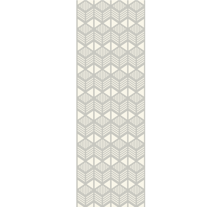 Neutral Chevron grid wallpaper geometric - TenStickers