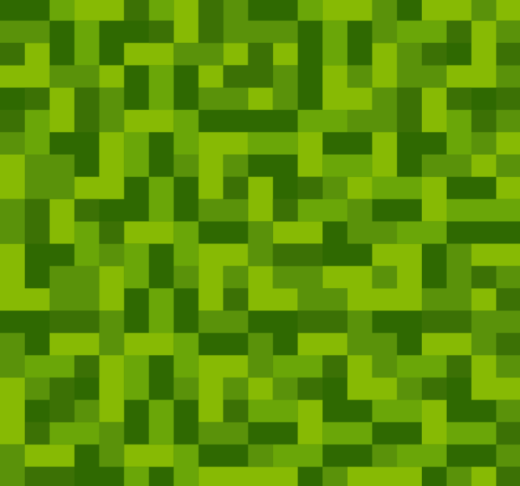 Green squarred gaming design wallpaper teenage bedroom - TenStickers