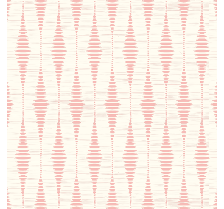 pastel pink rabaul ikat geometric wallpaper - TenStickers
