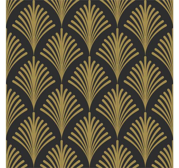 1920's golden glamour retro wallpaper - TenStickers