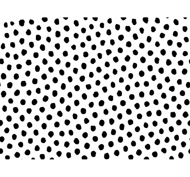 Black and white Dalmata cute dog wallpaper - TenStickers