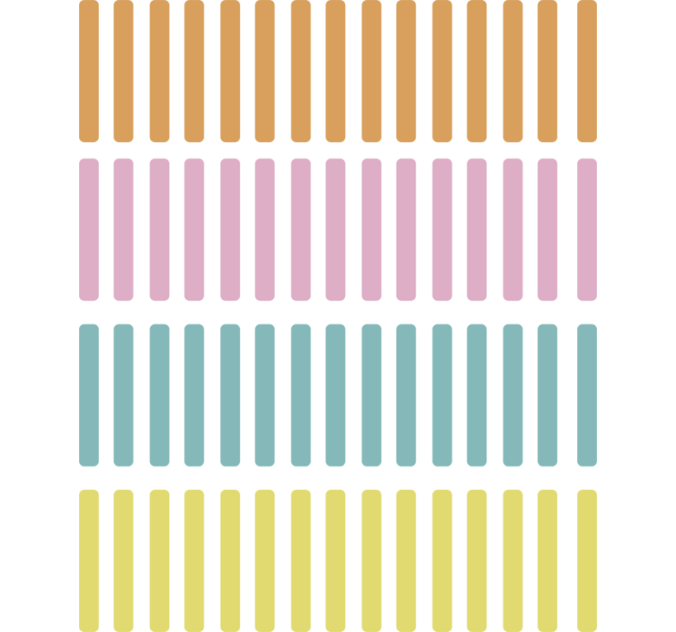Wallpaper geometric coloured confetti sticks - TenStickers