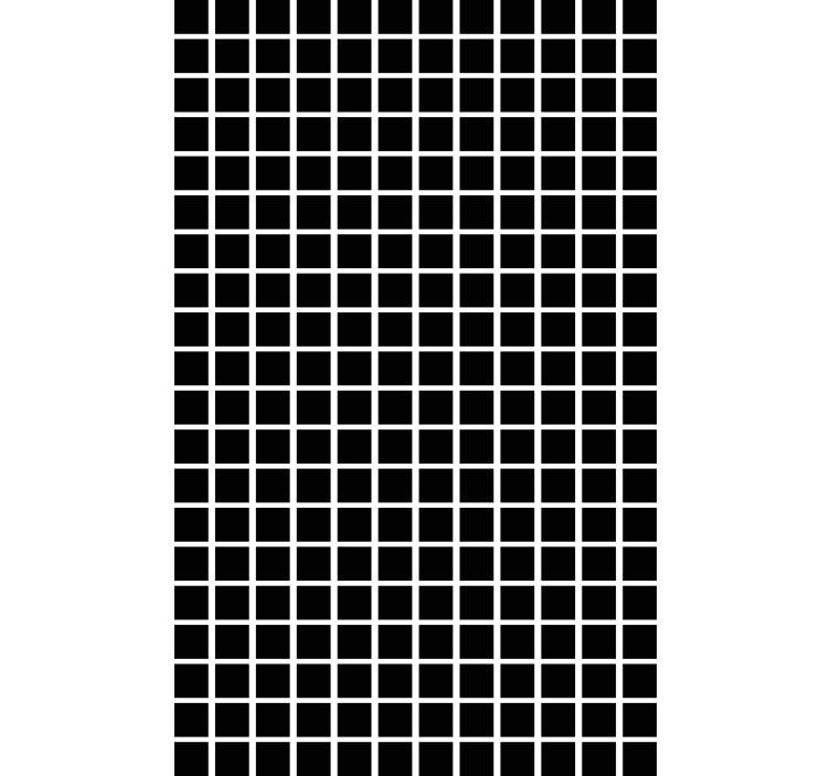 Wallpaper geometric gray squares pattern - TenStickers