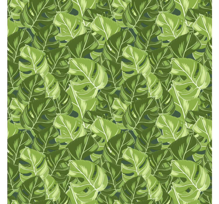 Nature wallpaper lush leaf designs - TenStickers