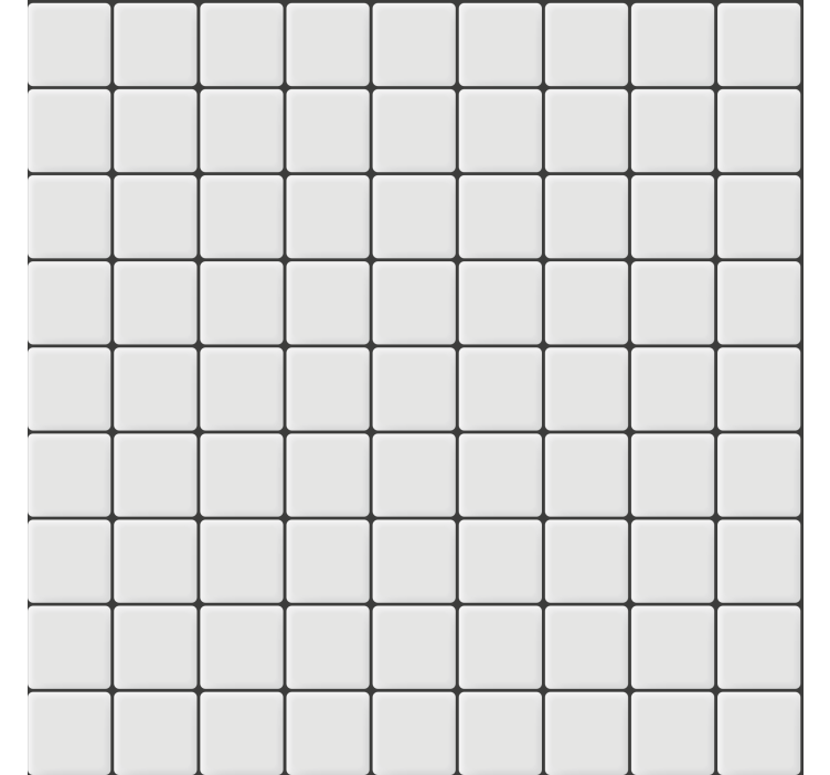 Ornamental wallpaper with square tiles - TenStickers