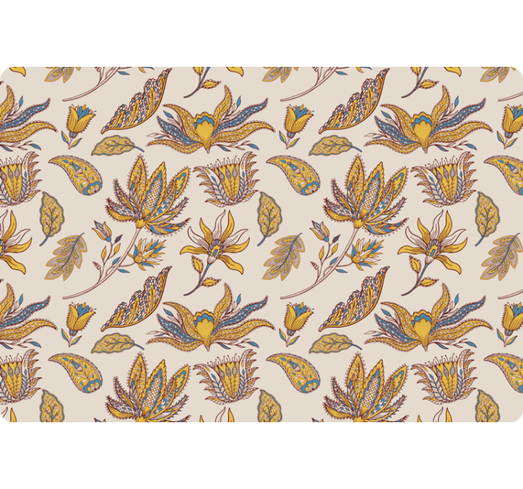 Flowers wallpaper paisley flower collection - TenStickers