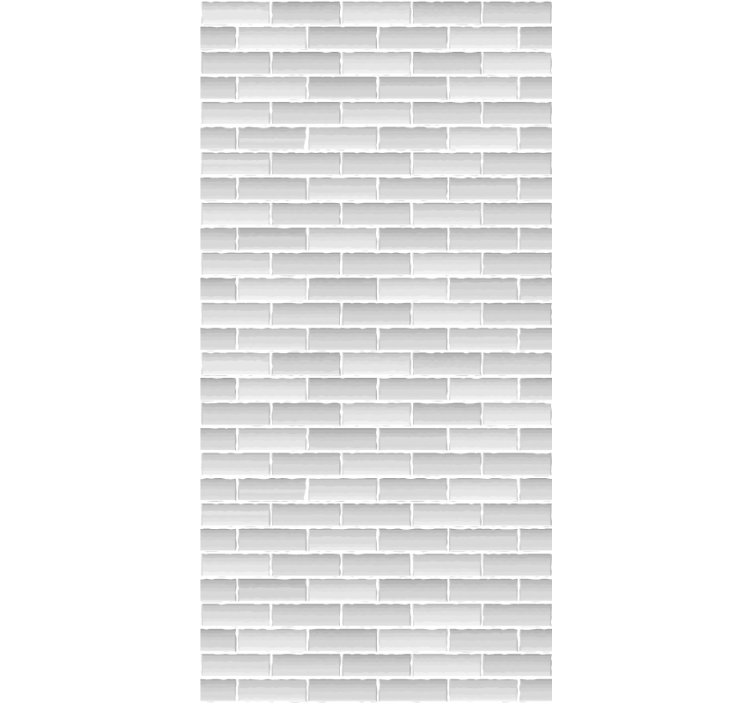 Bricks wallpaper in grey realistic pattern - TenStickers