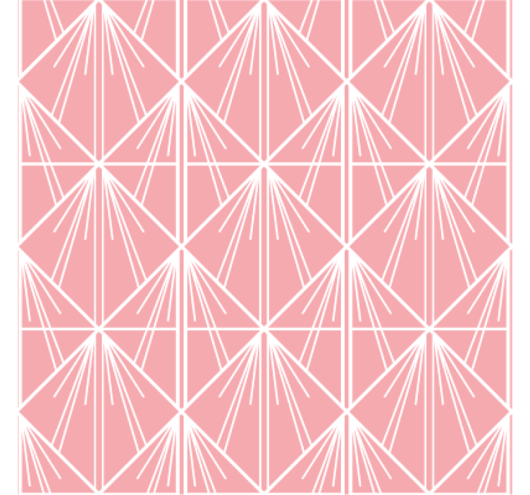 Ornamental wallpaper with geometric design layout - TenStickers