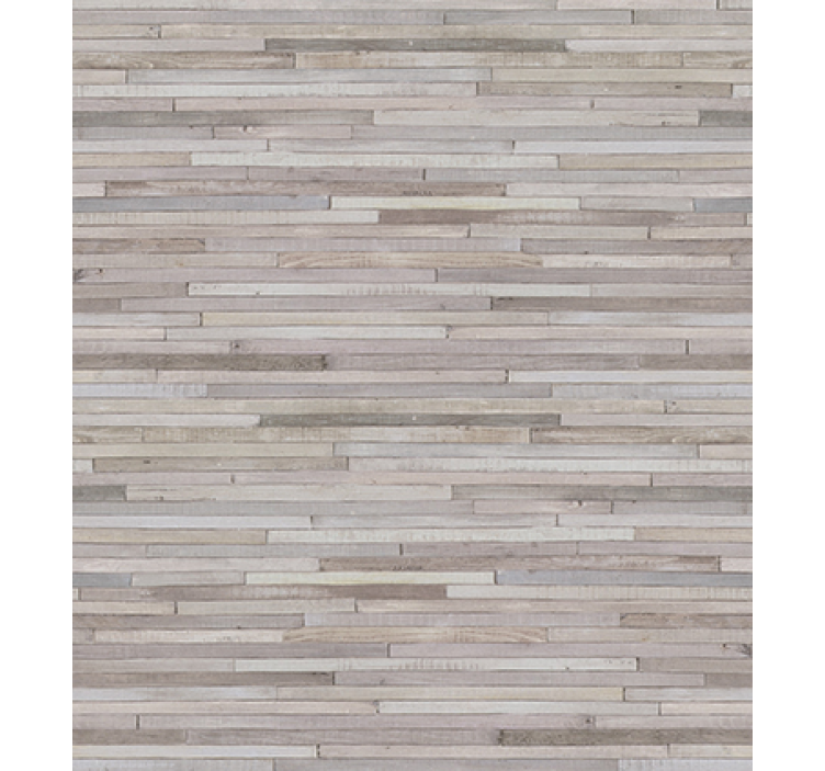 Wood effect wallpaper dark vertical pattern - TenStickers