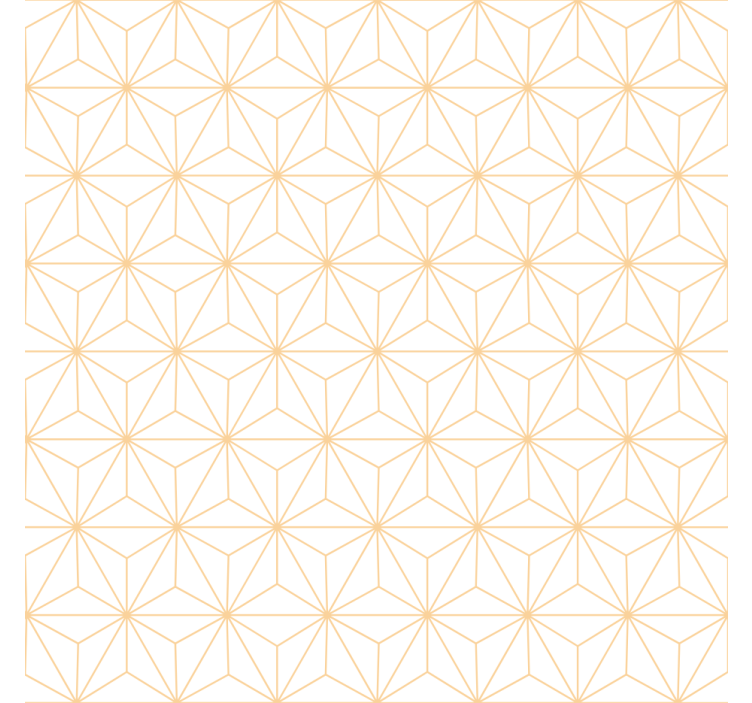 Living area wallpaper white and gold lines - TenStickers