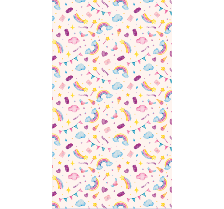 Animals wallpaper watercolor seamless pattern - TenStickers